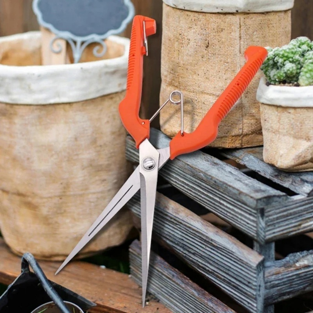 Bonsai Garden Knife - กรรไกรตัดแต่งกิ่งไม้มืออาชีพ สแตนเลส กรรไกรบอนไซแบบพกพา กรรไกรเก็บผลไม้ เครื่องมือทำสวน
