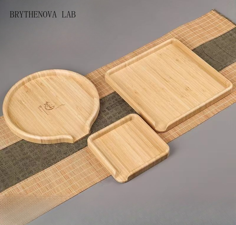 Bonsai Garden Knife - ถาดอาหารไม้ไผ่จีน กล่องชาผู่เอ๋อร์ มีดเปิดกล่องชา ถาดอาหารเช้า ถาดเค้ก กระถางดอกไม้