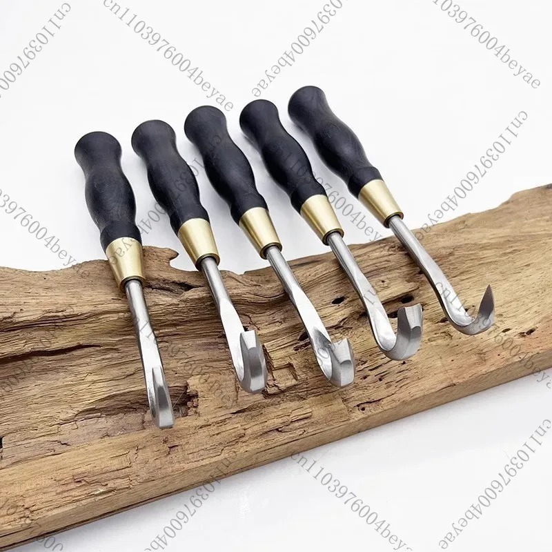 Bonsai Garden Knife - ชุดมีดขูดสำหรับงานบอนไซ, การผลิตจากวัสดุแห้ง, มีดตะขอสำหรับแกะสลักและสร้างแบบจำลองเพื่อสร้างเครื่องมือสำหรับงานบอนไซ